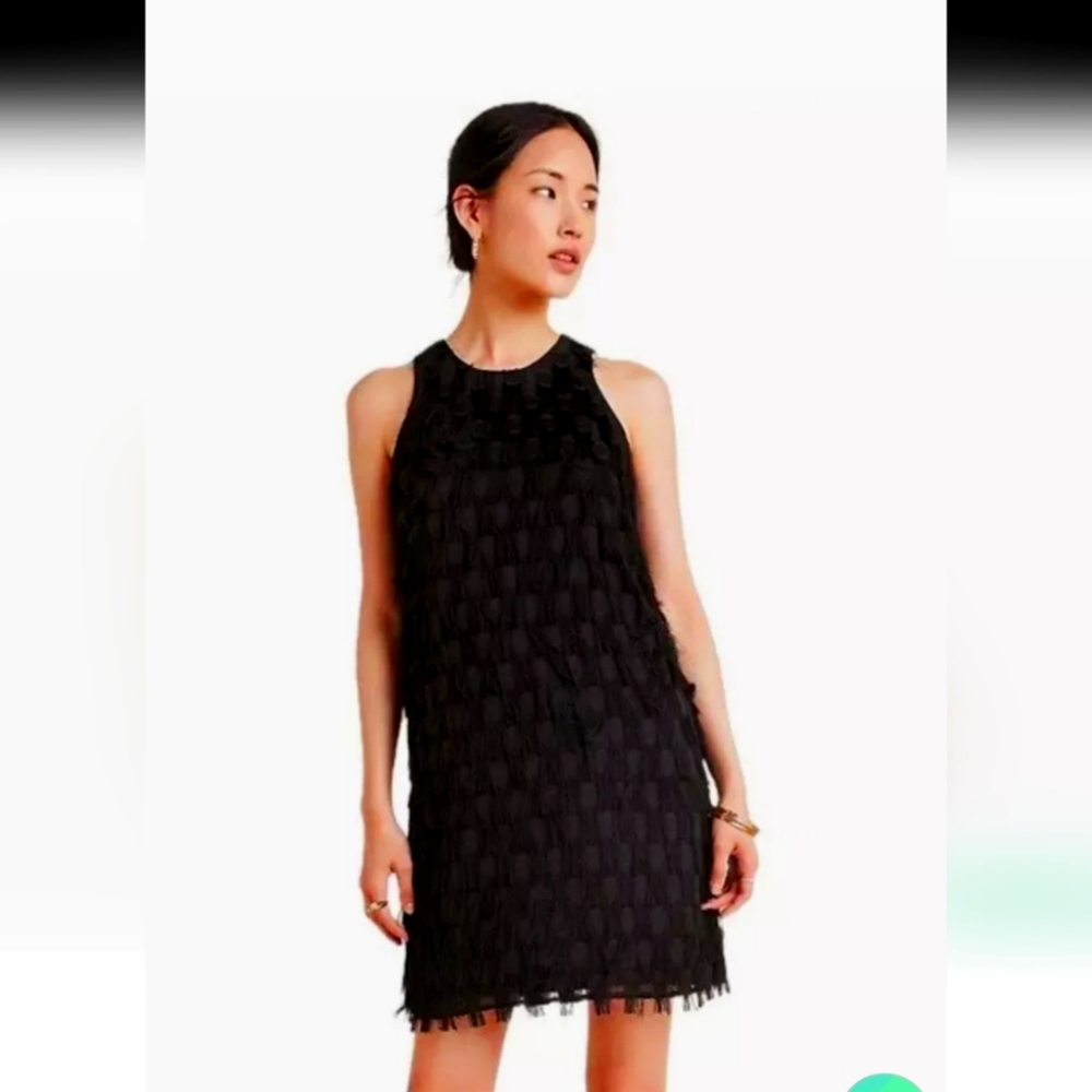 Elegant Black Sleeveless DressAnthropologie Shift Sleeveless Above Knee, Mini